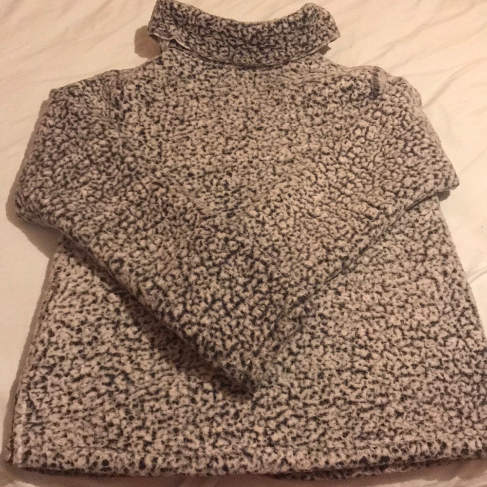 Turtle neck furry sweater (Great for winter).